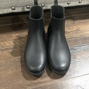 Hunter ankle rain booties